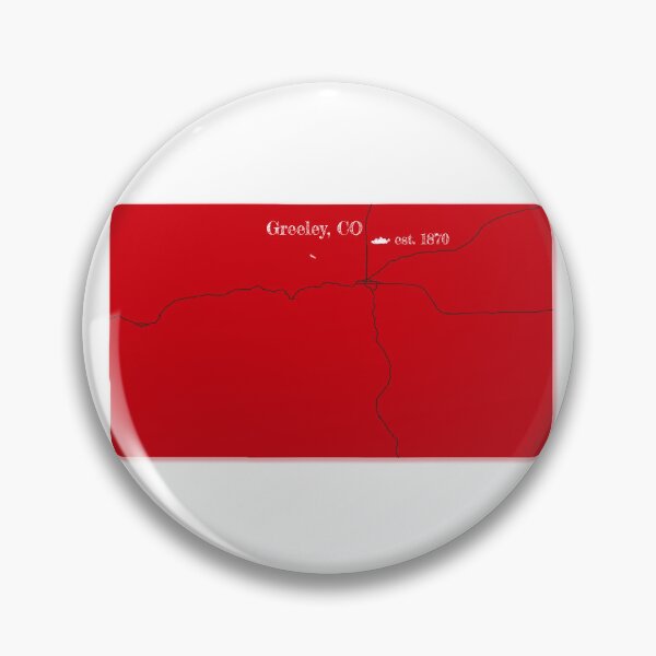 Item preview, Greeley, CO [Red] designed and sold by PhilbonianDezin.