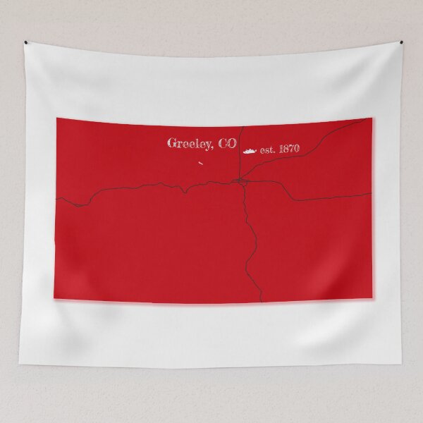 Item preview, Greeley, CO [Red] designed and sold by PhilbonianDezin.