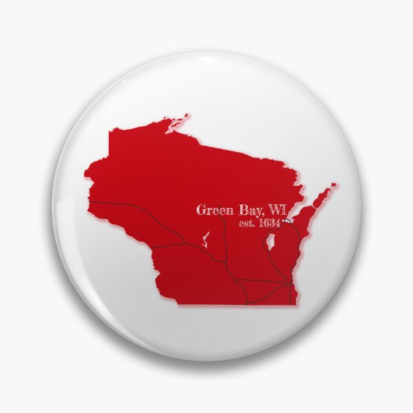 Artikelvorschau, Green Bay, WI [Rot] entworfen und verkauft von PhilbonianDezin.