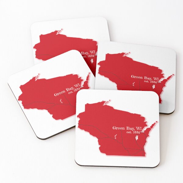 Item preview, Green Bay, WI [Red] designed and sold by PhilbonianDezin.