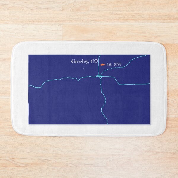 Item preview, Greeley, CO [Blue] designed and sold by PhilbonianDezin.