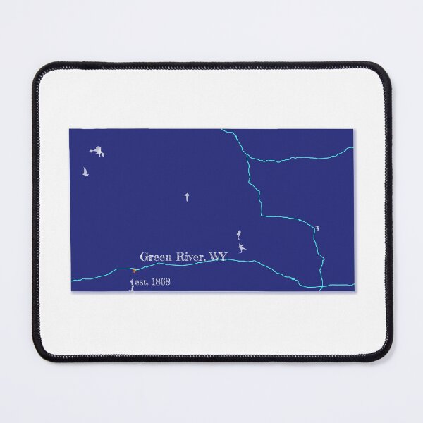 Item preview, Green River, WY [Blue] designed and sold by PhilbonianDezin.
