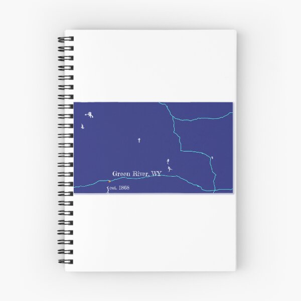 Item preview, Green River, WY [Blue] designed and sold by PhilbonianDezin.