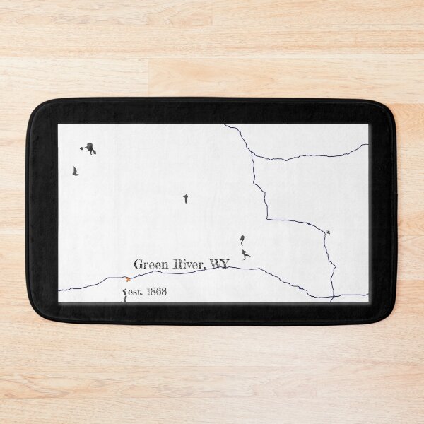 Item preview, Green River, WY [White] designed and sold by PhilbonianDezin.
