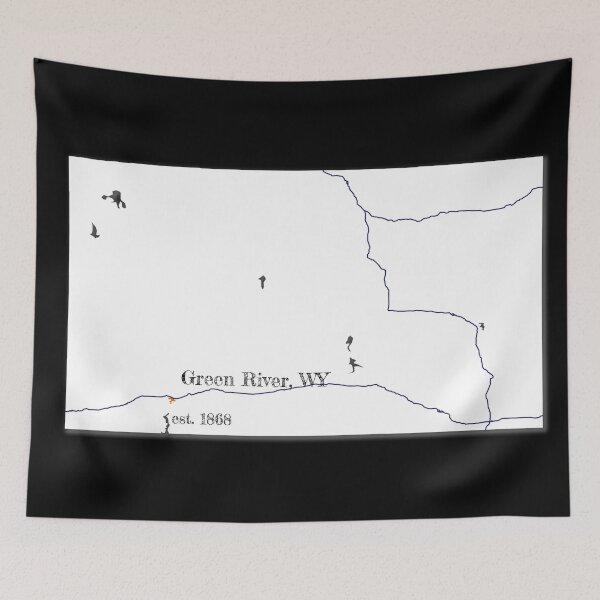Item preview, Green River, WY [White] designed and sold by PhilbonianDezin.