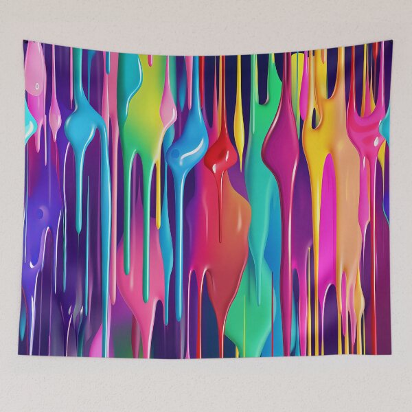 Item preview, Modern Holographic Drip designed and sold by WatercolorLane.
