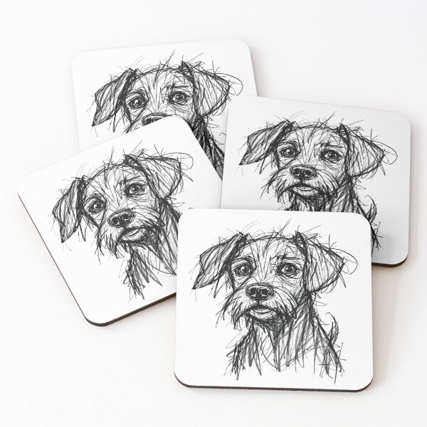 Item preview,  A dog drawn in pencil. designed and sold by MagelliShop.