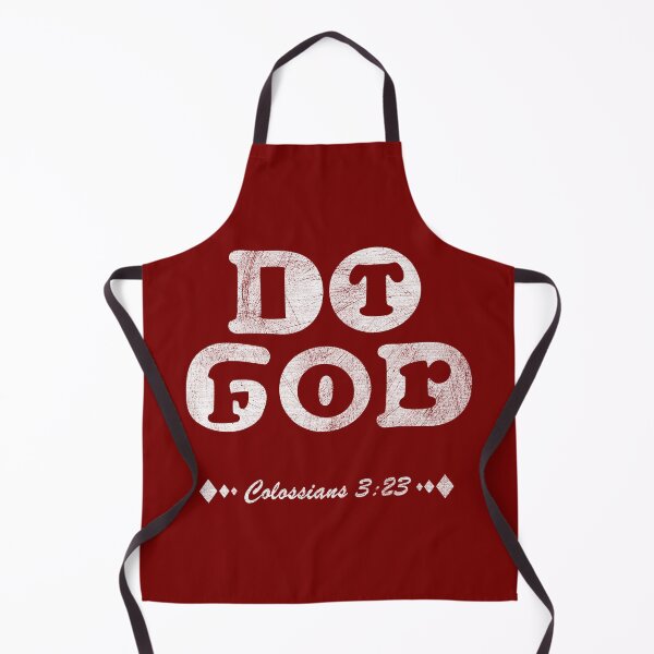 Item preview, Colossians 3 23 - do it for god - typography - white bible verse illusion design designed and sold by ZechJohnRB.