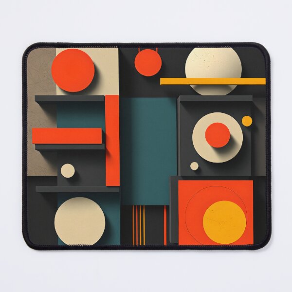 Artikelvorschau, Abstrakte Konstruktivistische Kunst - Geometrisches Bauhaus Modernes Design entworfen und verkauft von AbdS07.