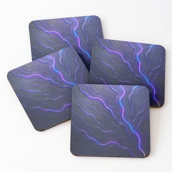 Item preview, NEXON Neon glowing metal biomass veins on extraterrestrial texture designed and sold by PixelPrisma.