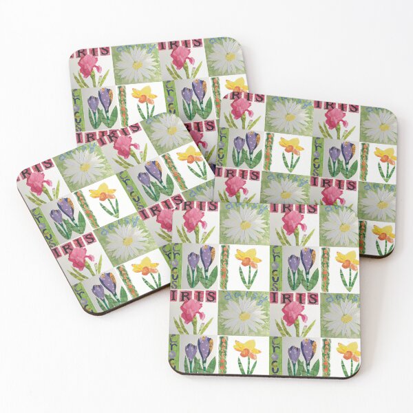 Item preview, Medley of collage flowers designed and sold by Nancy Salus.