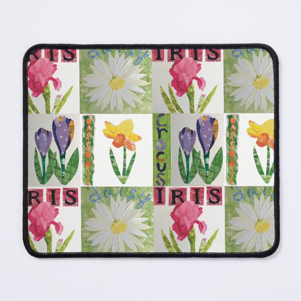 Item preview, Medley of collage flowers designed and sold by Nancy Salus.