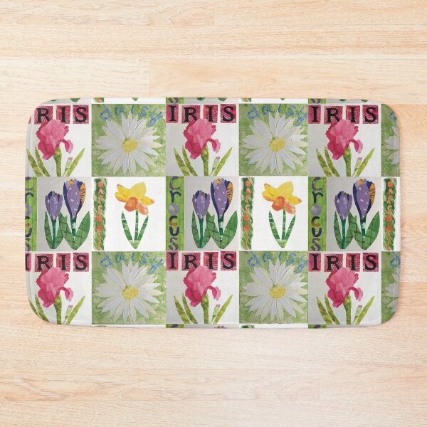 Item preview, Medley of collage flowers designed and sold by Nancy Salus.