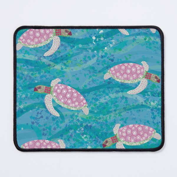 Item preview, Pink Sea Turtle Pattern designed and sold by Nancy Salus.