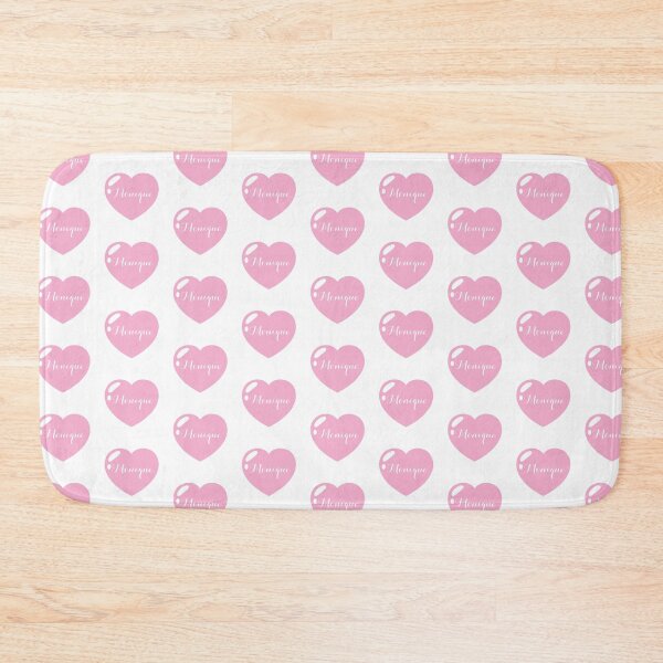 Item preview, Monique Name with Pink Heart  designed and sold by Monika Howarth.