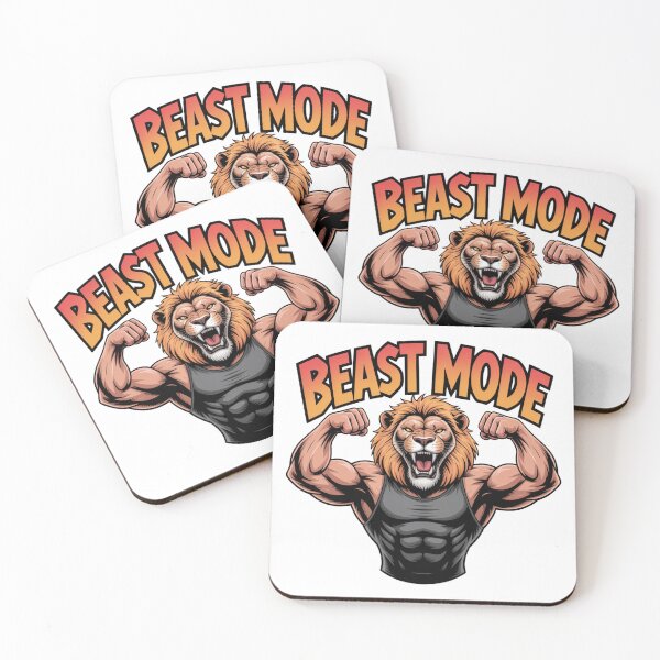 Item preview, Beast Mode Gym T-Shirt | Workout Motivation Fitness Tee designed and sold by KostekShop.