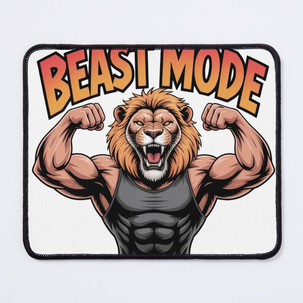 Item preview, Beast Mode Gym T-Shirt | Workout Motivation Fitness Tee designed and sold by KostekShop.