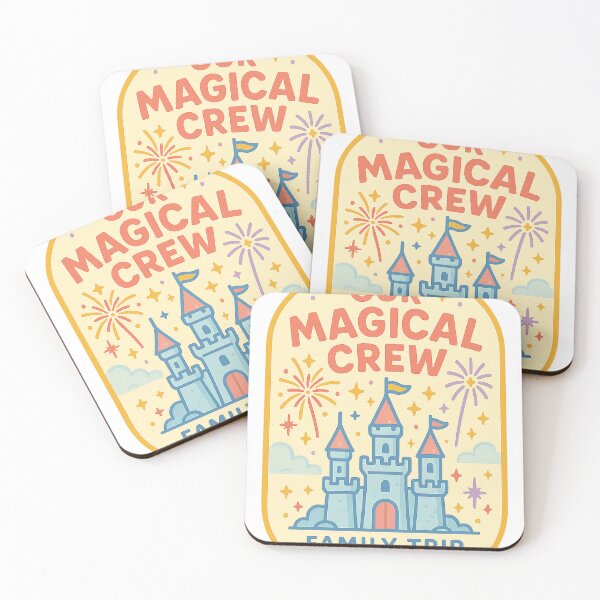 Item preview, Our Magical Crew Magic Kingdom (v2) Family Trip 2025 designed and sold by Theme Snark.