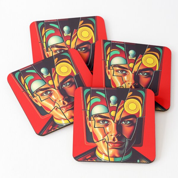 Item preview, Abstract Geometric Portrait - Modern Cubist Face Art Composition  designed and sold by AbdS07.