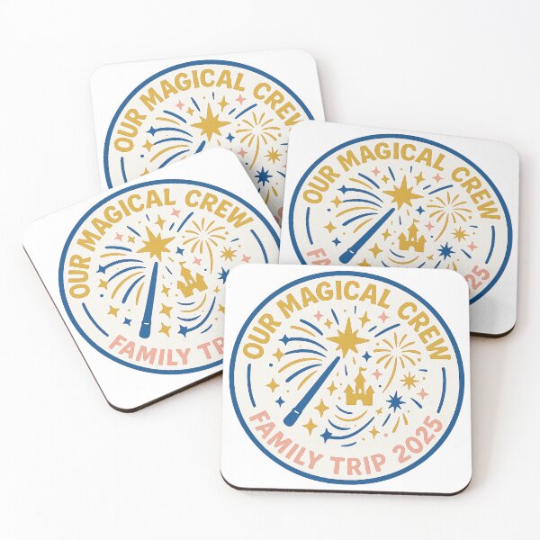 Item preview, Our Magical Crew Magic Kingdom (v3) Family Trip 2025 designed and sold by Theme Snark.