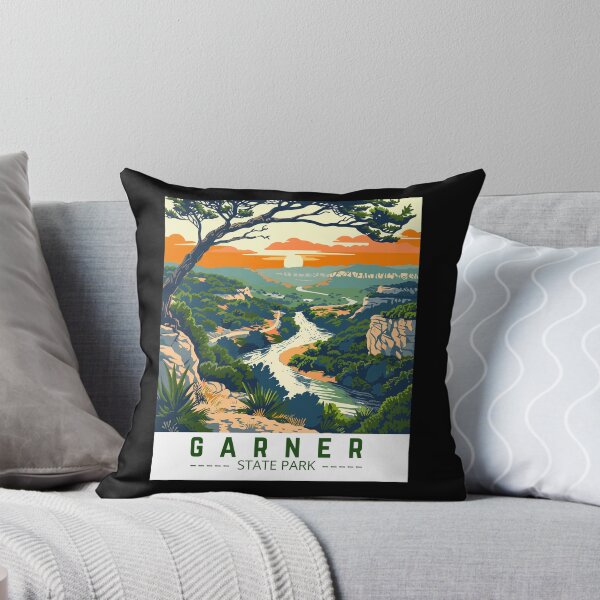 Item preview, Garner State Park in Texas, USA Vintage Art Travel Landscape designed and sold by MaateoDesign.
