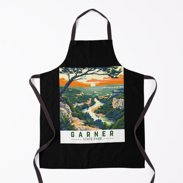 Item preview, Garner State Park in Texas, USA Vintage Art Travel Landscape designed and sold by MaateoDesign.