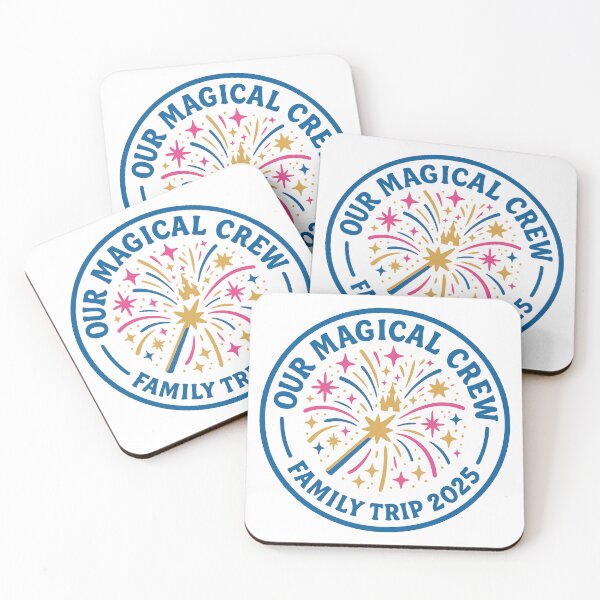 Item preview, Our Magical Crew Magic Kingdom (v4) Family Trip 2025 designed and sold by Theme Snark.