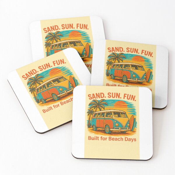 Item preview, Built for Beach Days – Surf Van Edition designed and sold by Fleetwood1994.