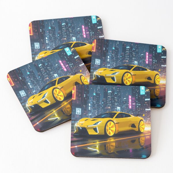 Item preview, Cyber Lemon Racer :  Neon Racer T-shirt Design designed and sold by Felia001.