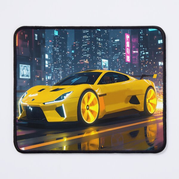 Item preview, Cyber Lemon Racer : Neon Racer T-shirt Design designed and sold by Felia001.