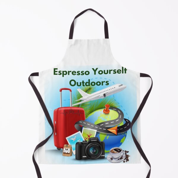Item preview, Espresso Yourself Outdoors – Coffee & Travel Lover Design designed and sold by OffTrackCo.