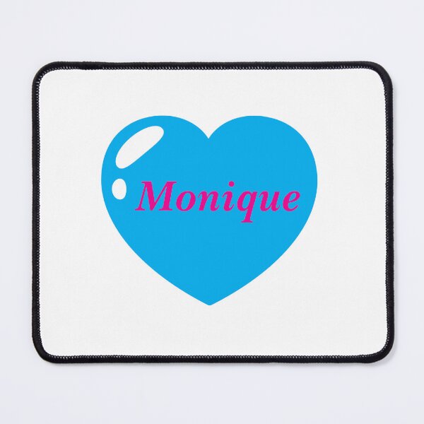 Item preview, Monique Name with blue Heart  designed and sold by Artbymonika.