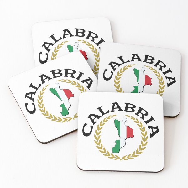 Item preview, Italian Flag Calabria Region designed and sold by Freshinkshop.