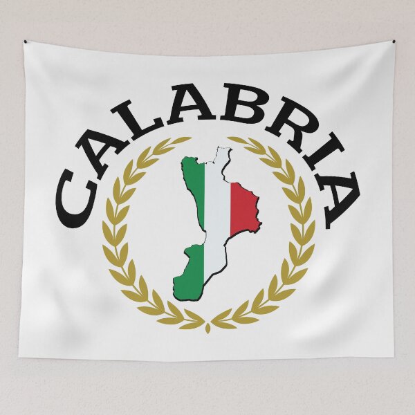 Item preview, Italian Flag Calabria Region designed and sold by Freshinkshop.