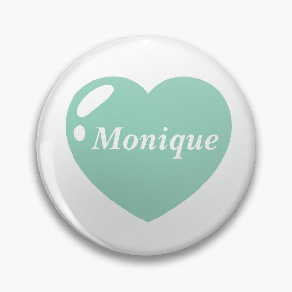 Item preview, Monique Name with green Heart  designed and sold by Monika Howarth.