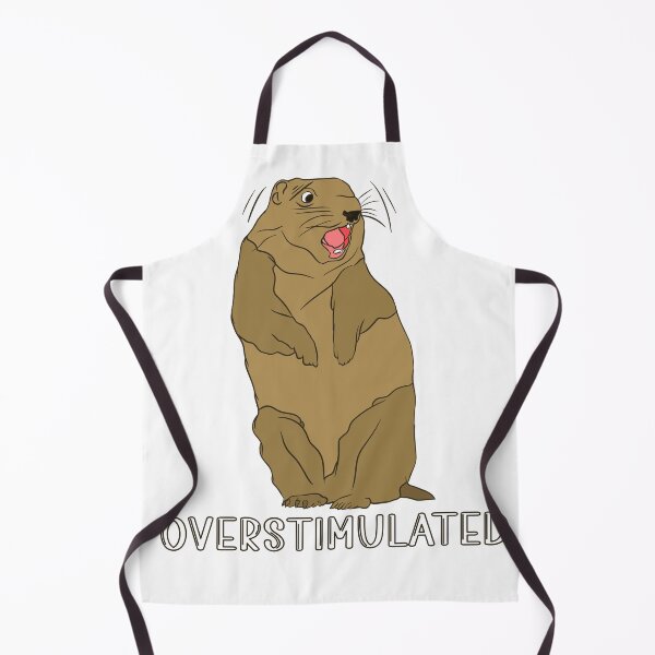 Item preview, Overstimulated groundhog designed and sold by nostakesart.