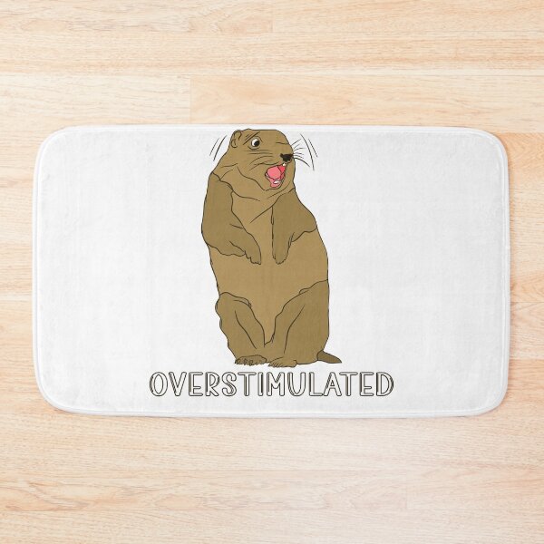 Item preview, Overstimulated groundhog designed and sold by nostakesart.