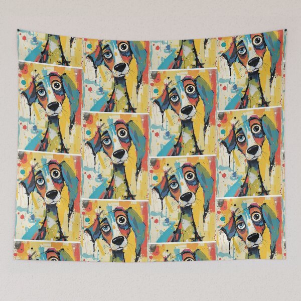 Item preview, Funny colorful dog. designed and sold by MagelliShop.