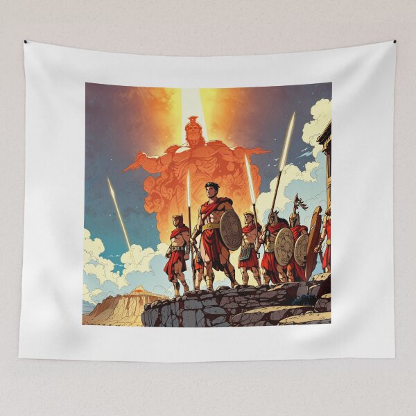 Item preview, The Divine Eye over the Land of Warriors designed and sold by BespokeBrushes.