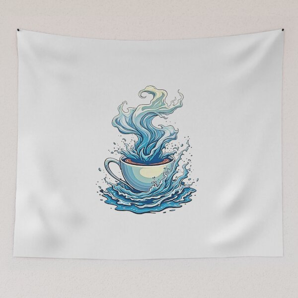Item preview, Morning Burst: Artistic Coffee designed and sold by Health And Fitness Posts e-Store.