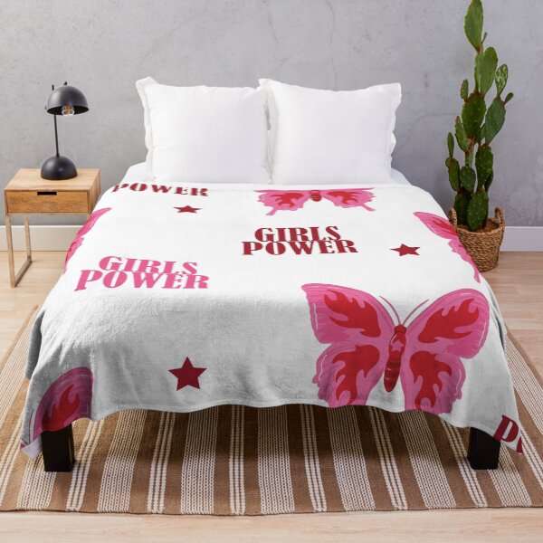 Item preview, Girls Power Pink Butterfly Art designed and sold by artistcamellia.