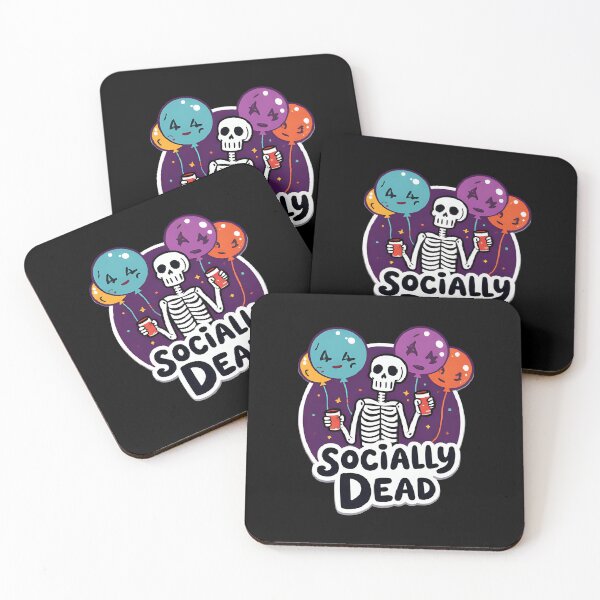 Item preview, Socially Dead designed and sold by Obsi-dian Bones.