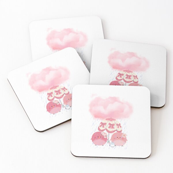Item preview, cute little pink birds designed and sold by Deeepression.