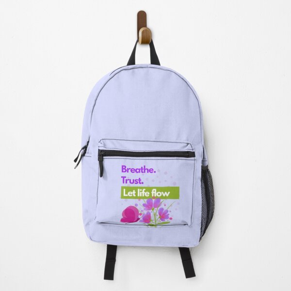 Item preview, Breathe. Trust. Let Life Flow – Calming Inspirational Quote designed and sold by TeeTantra.