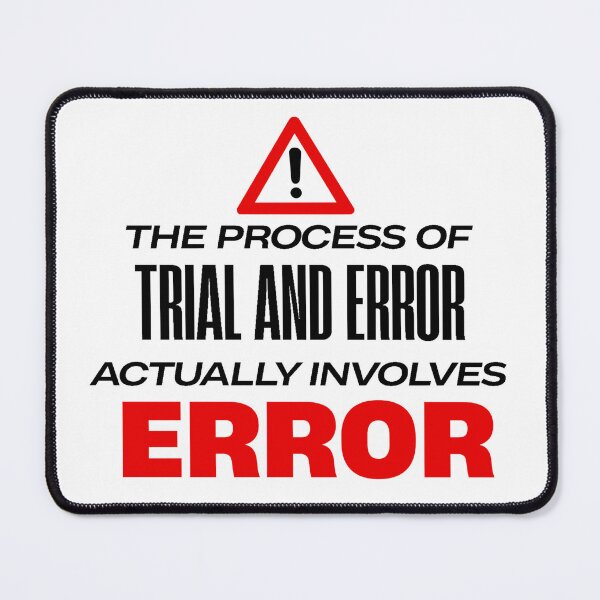 Item preview, PSA on Trial and Error designed and sold by SilverMalkin.