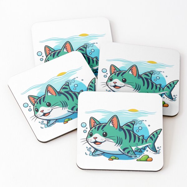Item preview, A CAT SHARK. JAPANESE CAT designed and sold by Obinne.
