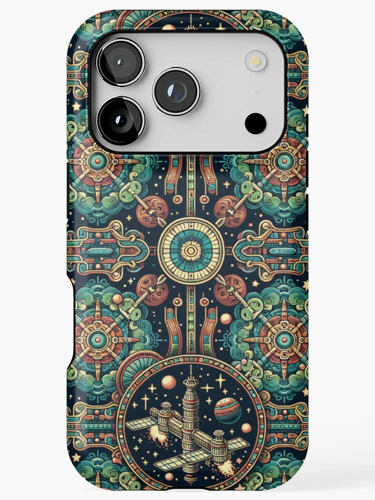 Thumbnail 1 of 4, iPhone Case, Space Pattern designed and sold by InkredibleZ.