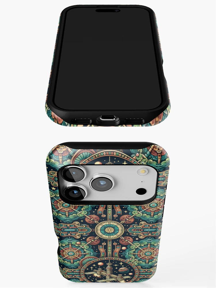 Thumbnail 3 of 4, iPhone Case, Space Pattern designed and sold by InkredibleZ.
