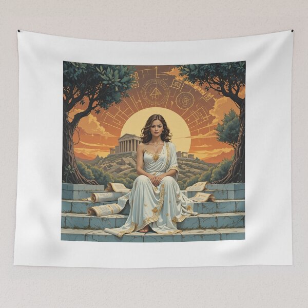Item preview, The Wisdom of Athena designed and sold by BespokeBrushes.