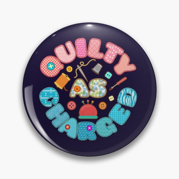 Item preview, Quilty as Charged Funny Quilting Quilter designed and sold by jaygo.